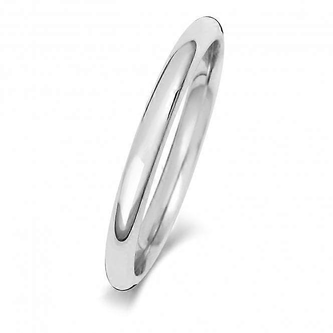 Wedding Band Platinum Trad Court 2mm-1.4 Wedding Ring WP161M