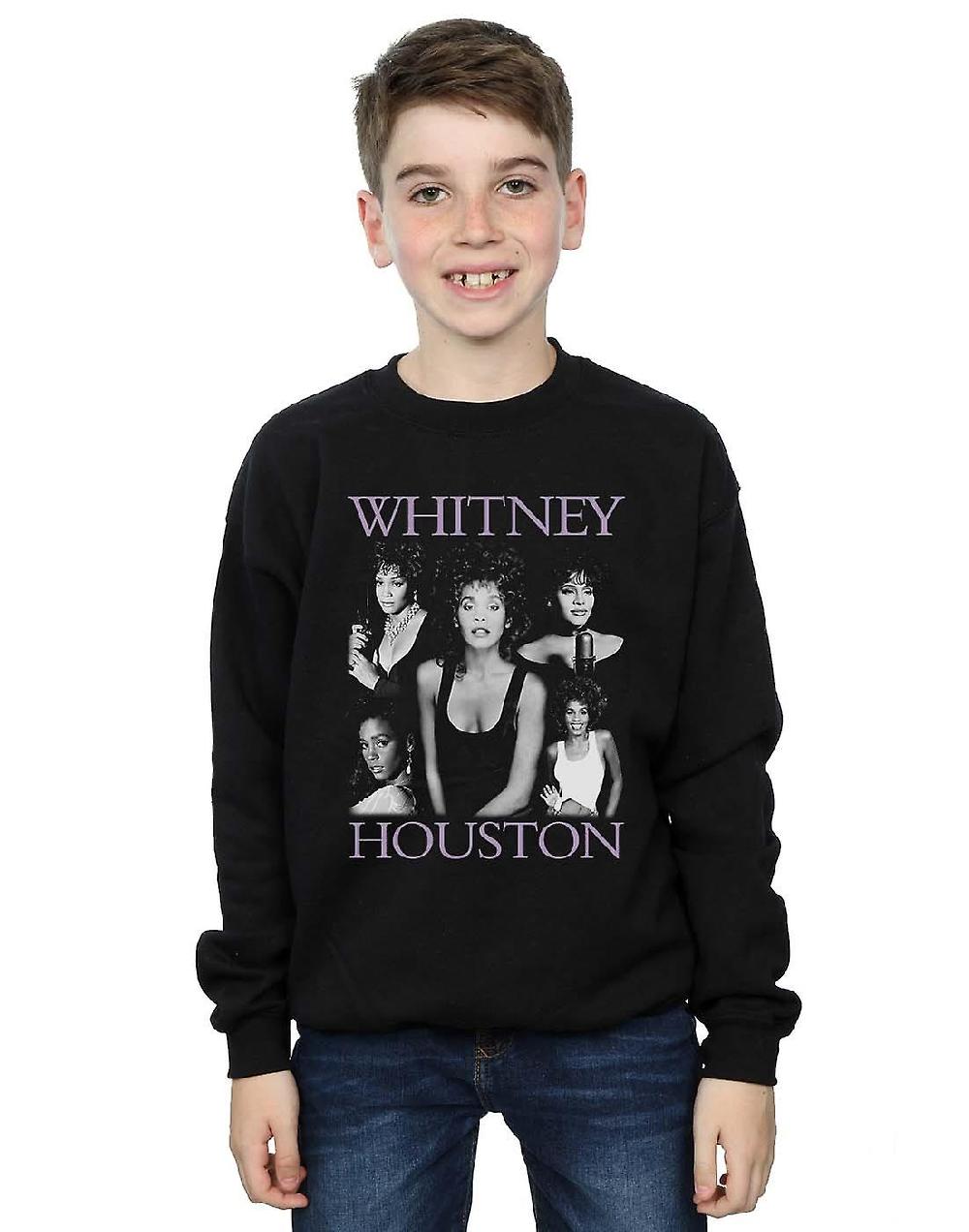 Whitney Houston Boys Felpa a posa multipla