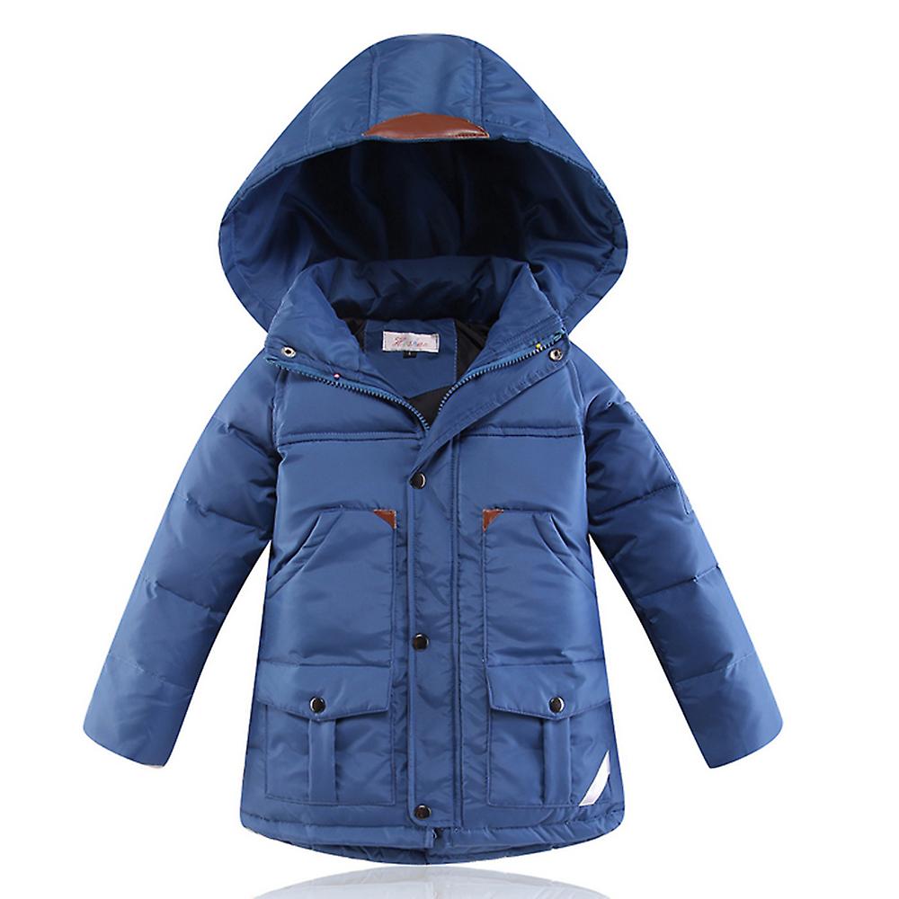 Winter Boy Girl Children Garments Middle Long Down Coat