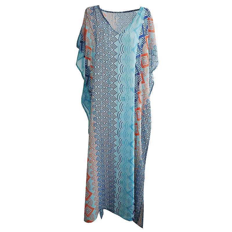 Women Beach Dress Cover Up Kaftan Chiffon Summer Wear Swim Bikini Summer