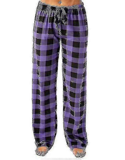 Women Plaid Pajama Pants Sleepwear Women Lounge Pants Comfy