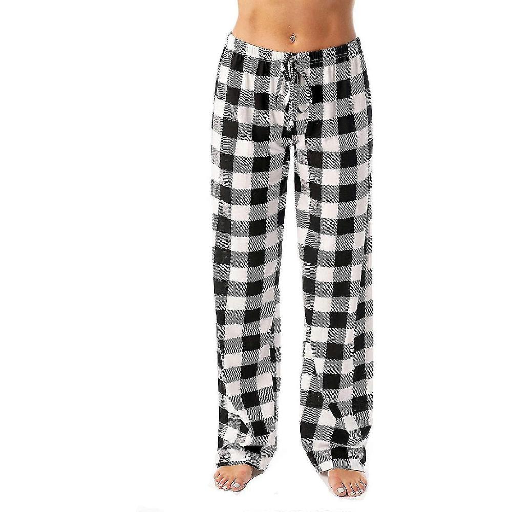 Women Plaid Pajama Pants Sleepwear Women Lounge Pants Comfy