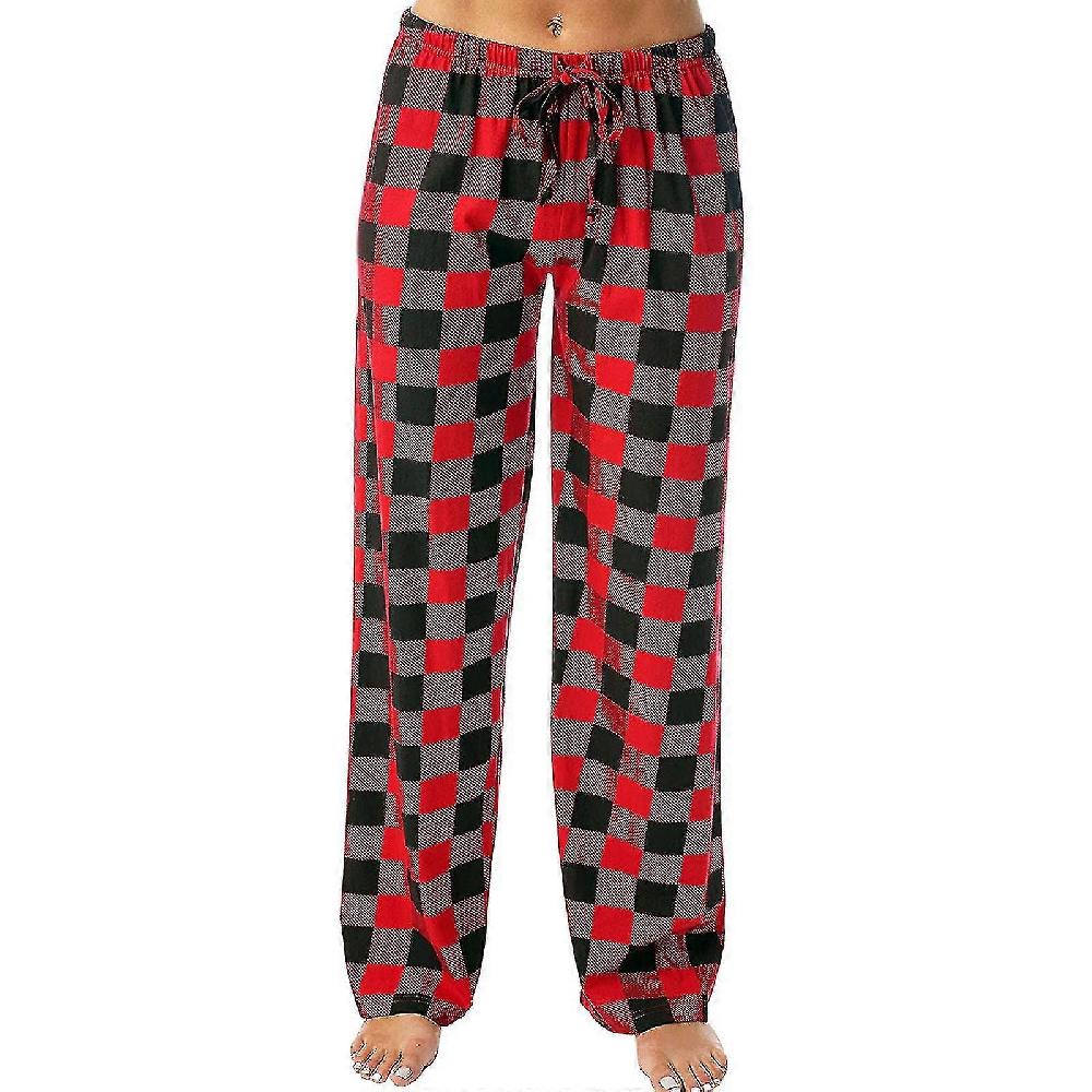 Women Plaid Pajama Pants Sleepwear Women Lounge Pants Comfy