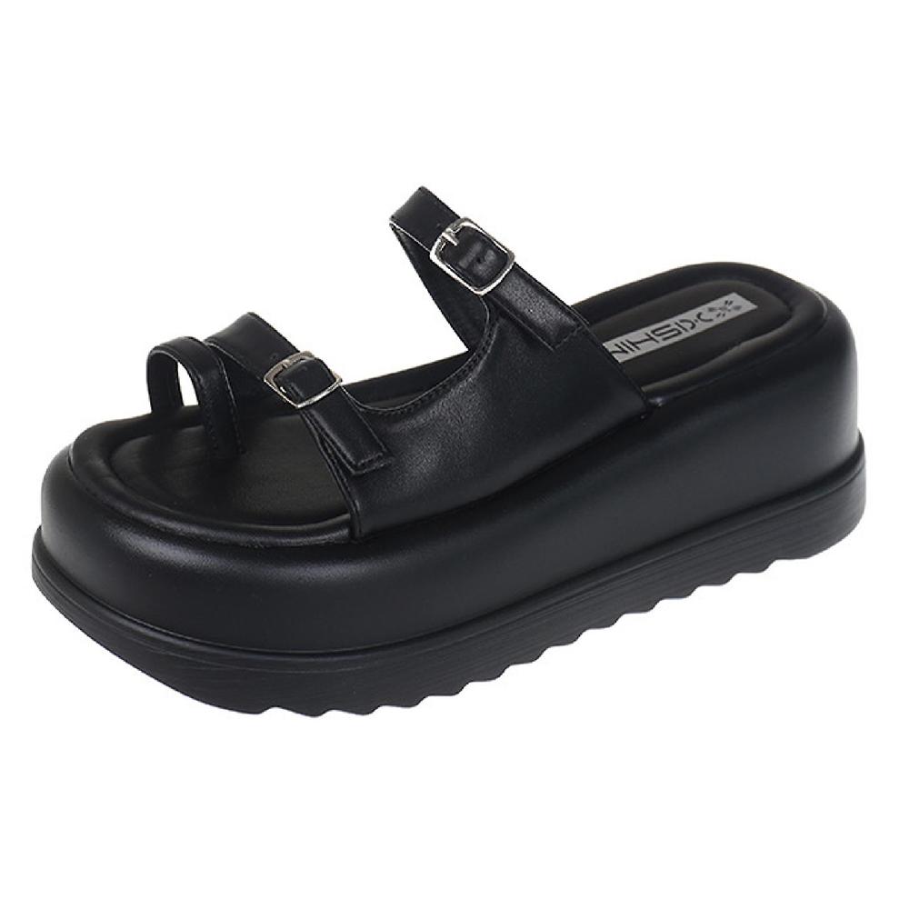 Women Platform Sandals Non Slip Ladies Slide Sandals for Indoor Beach Office 35