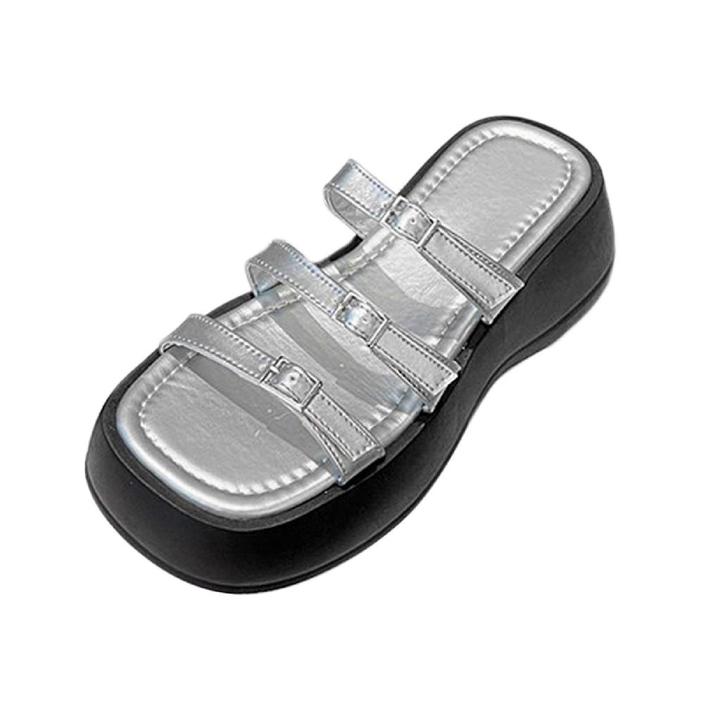 Women Platform Slide Sandals Casual Summer Beach Shoes For Travel Pool 39