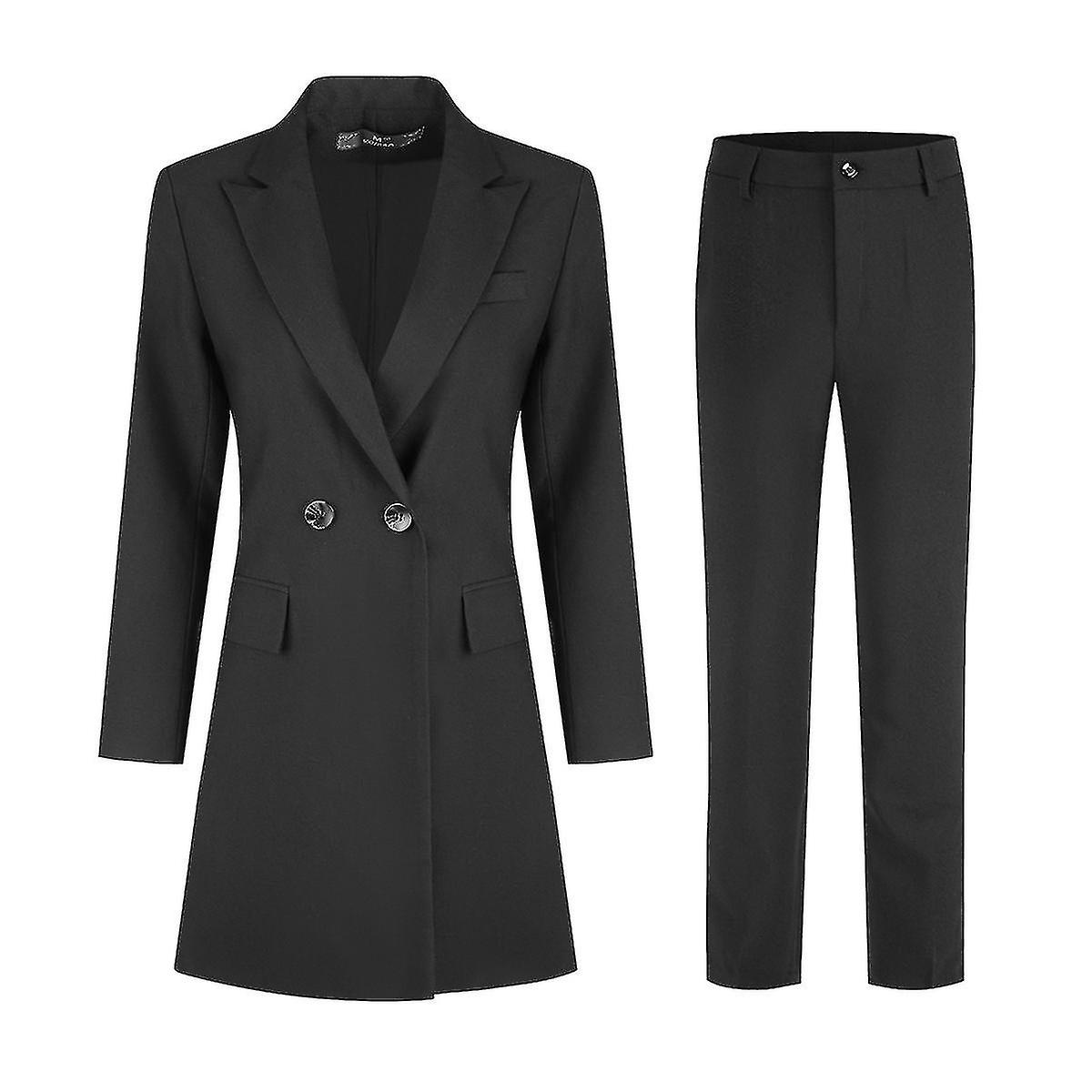 Women's 2 Pieces Casual Blazer And Trousers