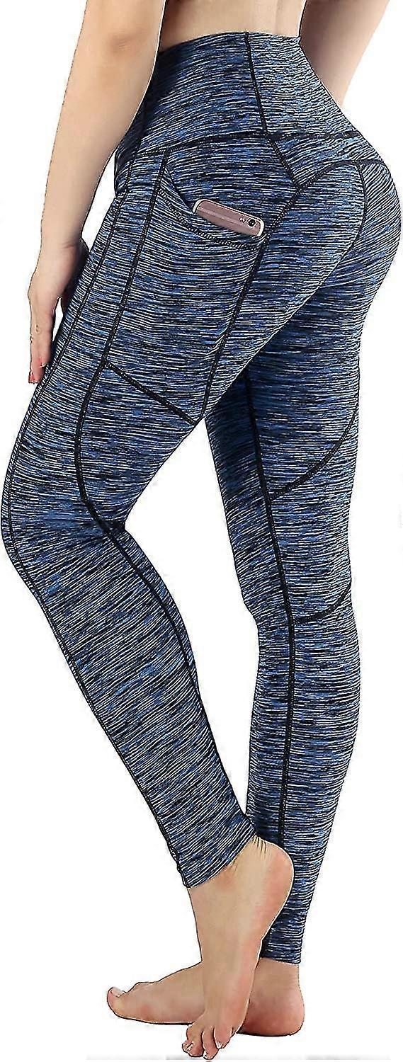Women's Yoga Leggings Fitness Tights Workout Pants Gym Leggings With Side Pocket