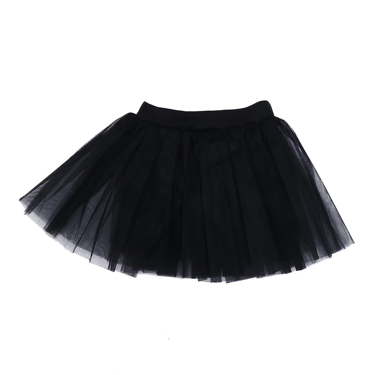 Women Three-Layer Tulle Skirt Short Tutu Skirts Adult Fancy Ballet Dancewear