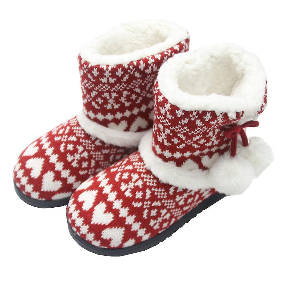 Womens Fuzzy Slippers Lambskin Slippers Slippers Winter Plush Indoor House Slipper Flat Slippers