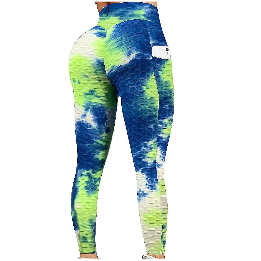 Yoga Pants Fashion Casual Women Solid Gradient Span Ladies High Waist Wide Leg Trousers Yoga Pants Long Pants