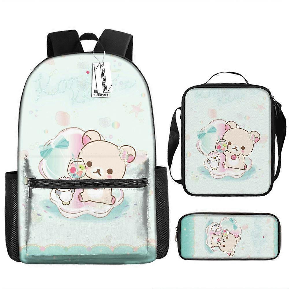 Zaino per bambini Hello Kitty per studenti delle scuole primarie e secondarie borsa per la scuola per il tempo libero di grande capacità set di tre pezzi 6 -HGDMV