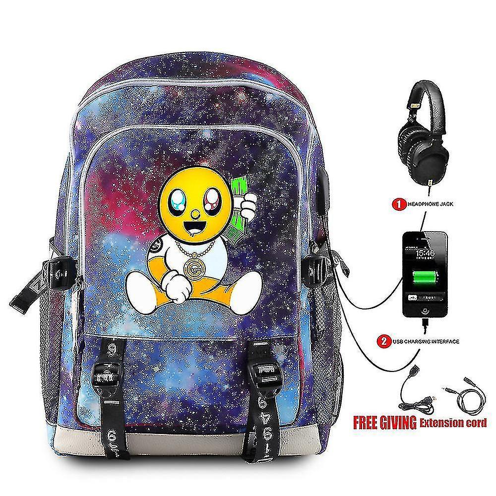 Zaino per studenti periferico Chief Keef con zaino di convenienza jack USB di alta qualità