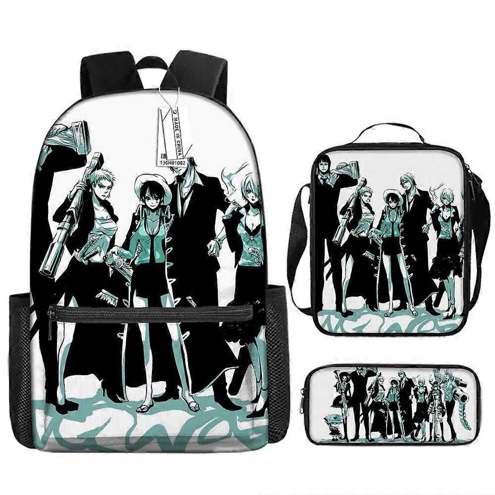 Zaino Stampato Per Bambini In Un Unico Pezzo Per Studenti Delle Scuole Primarie E Secondarie Con Zaino Casual Di Grande Capacità Set Da Tre Pezzi 24 -HGDMV