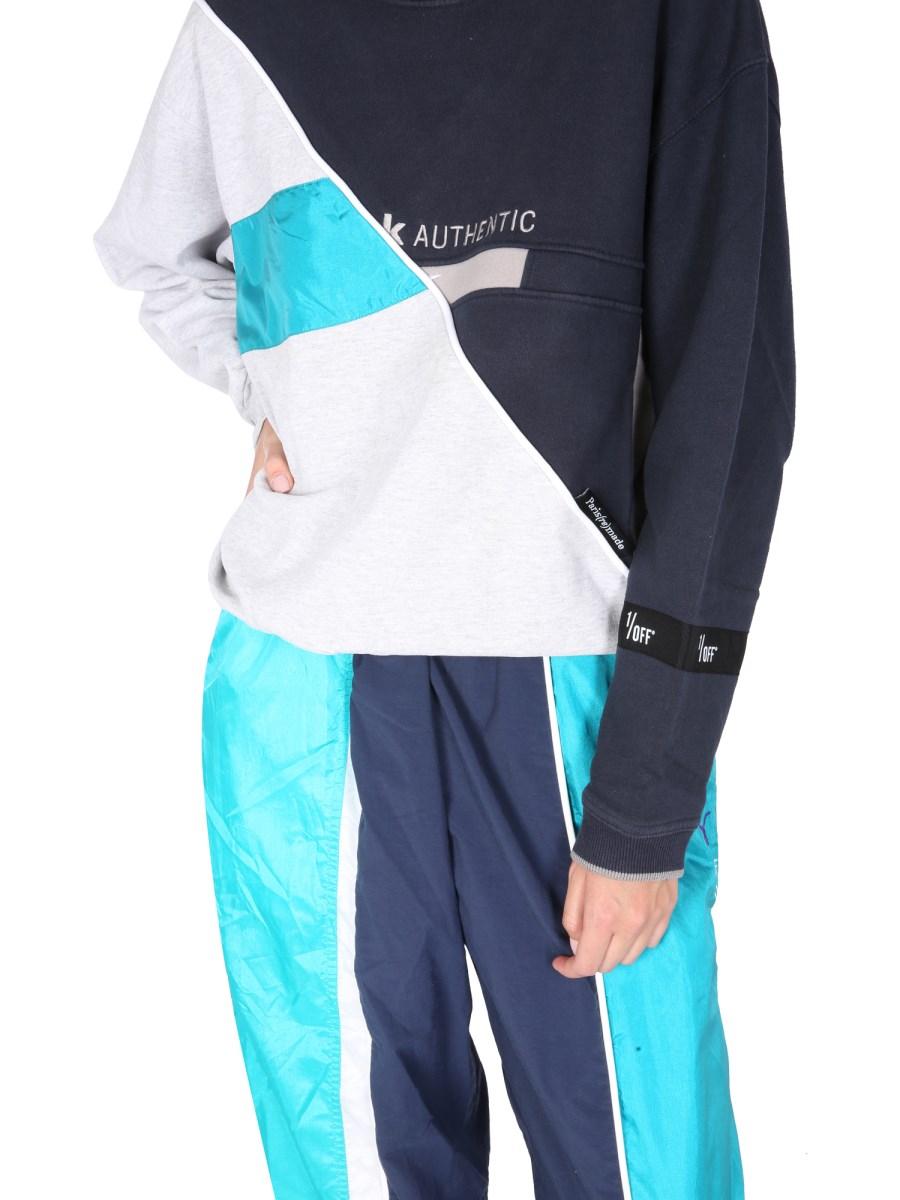 1/OFF FELPA GIROCOLLO IN COTONE REMADE REEBOK