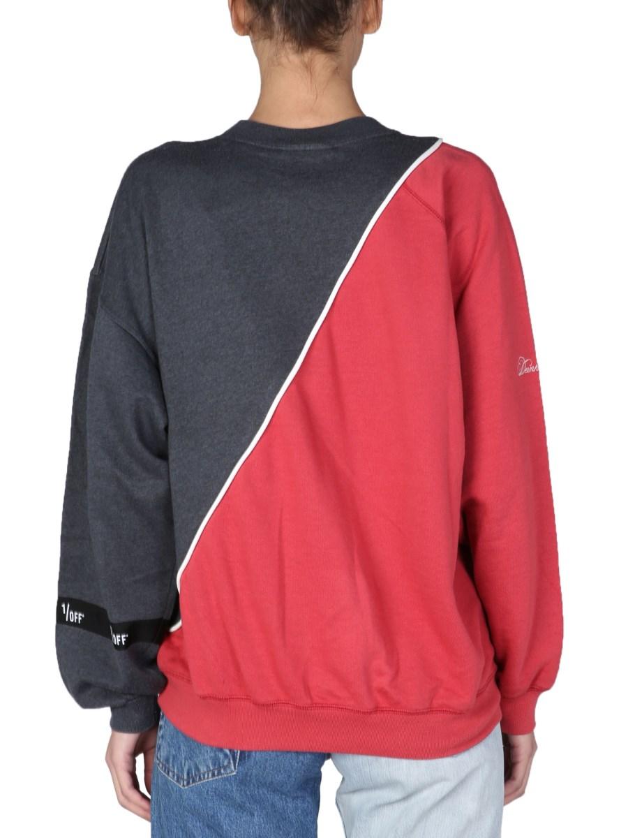 1/OFF FELPA REMADE WRANGLE IN COTONE