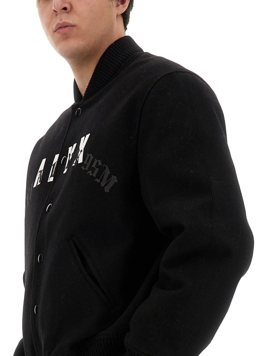 1017 ALYX 9SM BOMBER IN LANA CON LOGO