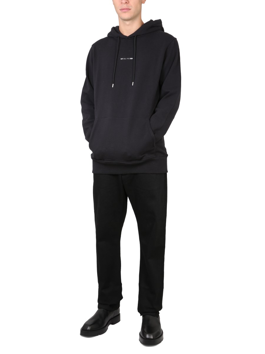 1017 ALYX 9SM FELPA IN COTONE CON STAMPA LOGO