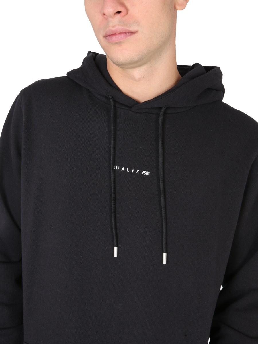 1017 ALYX 9SM FELPA IN COTONE CON STAMPA LOGO