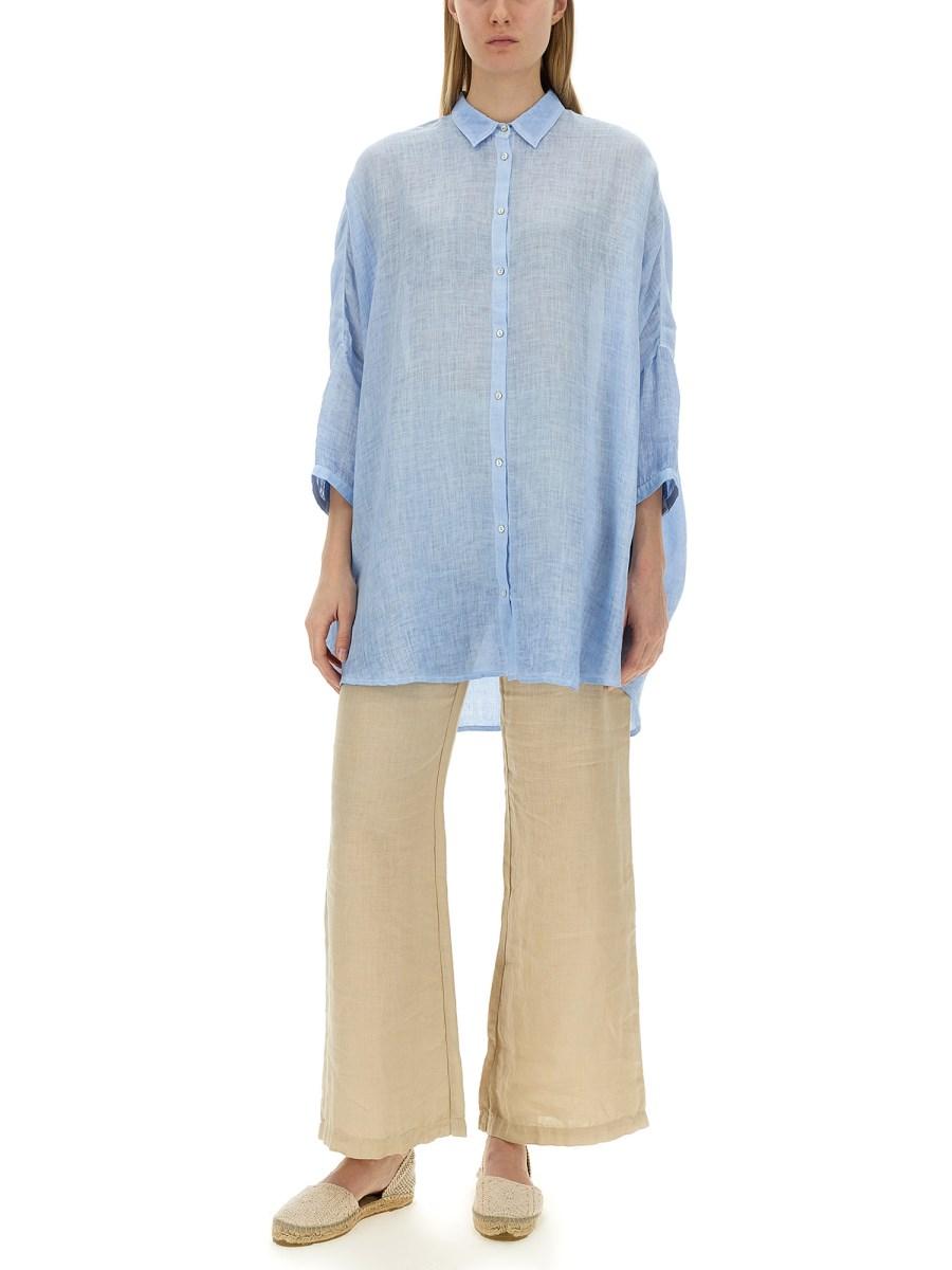 120% LINO CAMICIA IN LINO