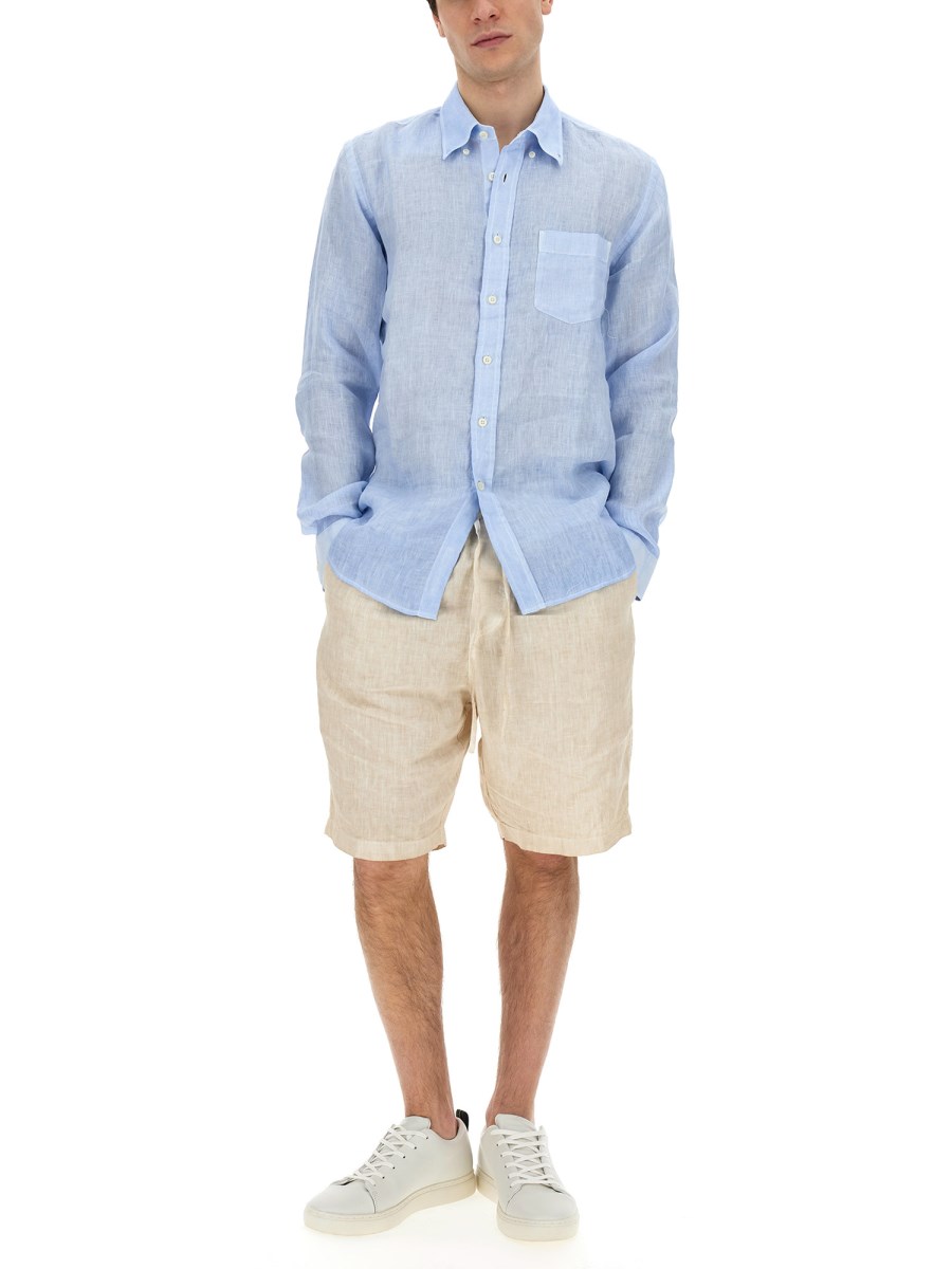 120% LINO CAMICIA REGULAR FIT