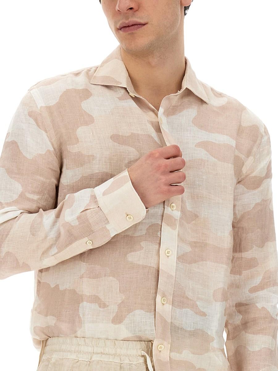 120% LINO CAMICIA SLIM FIT