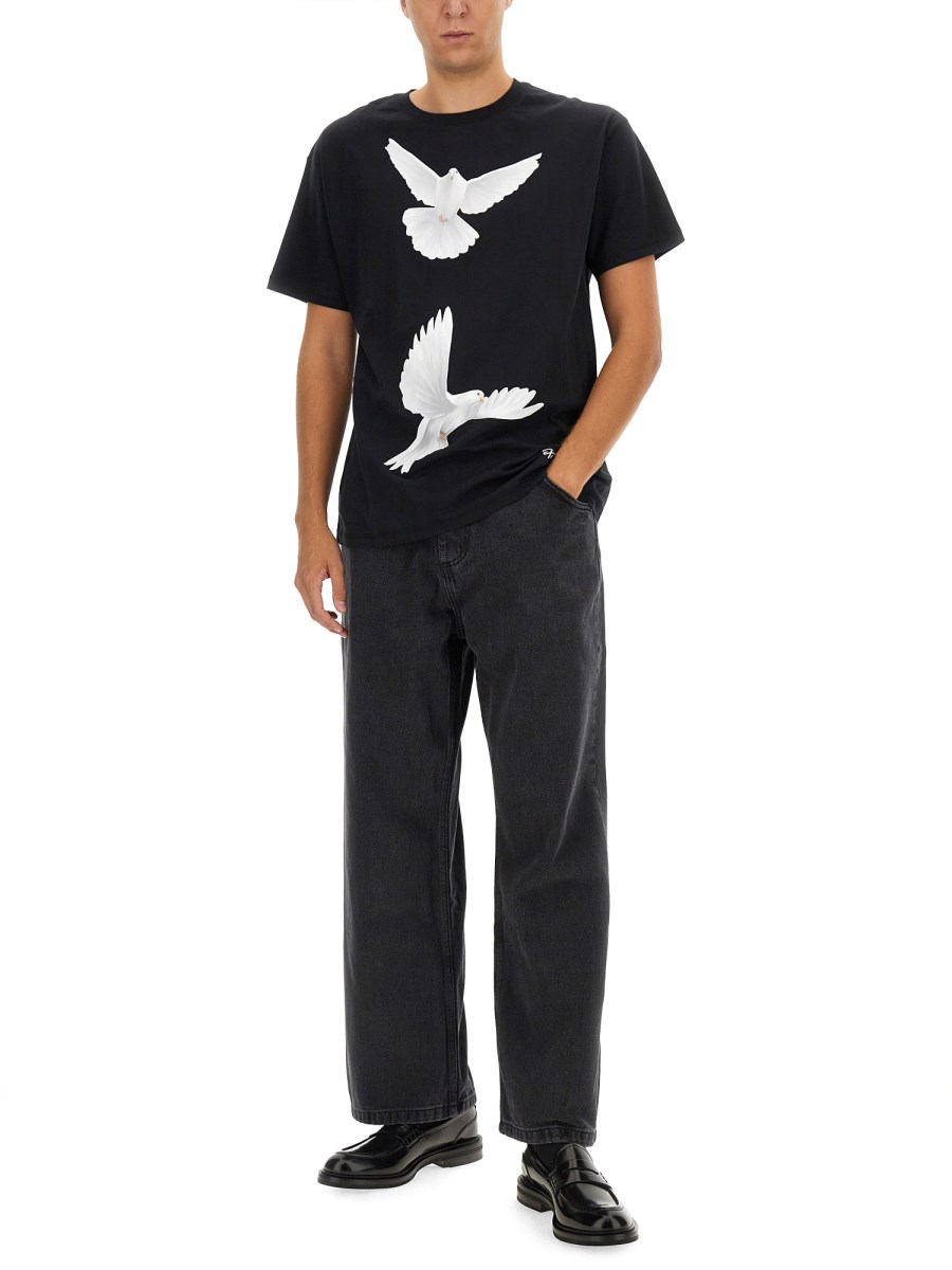 3.PARADIS JEANS REGULAR FIT IN DENIM DI COTONE