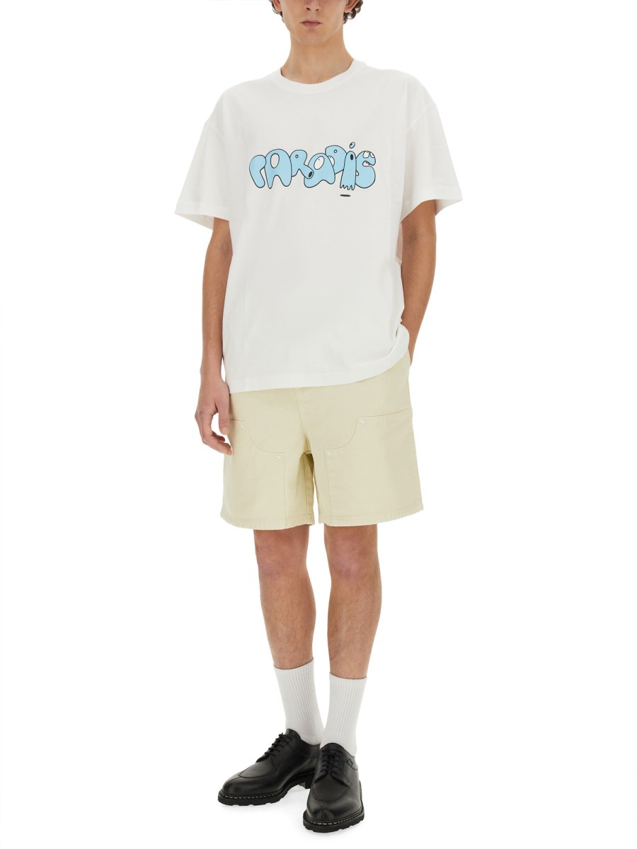 3.PARADIS SHORT IN TWILL DI COTONE