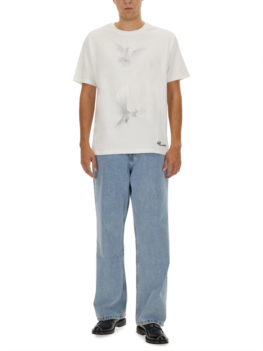 3.PARADIS T-SHIRT FREEDOM IN COTONE