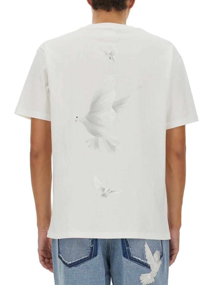 3.PARADIS T-SHIRT FREEDOM IN COTONE
