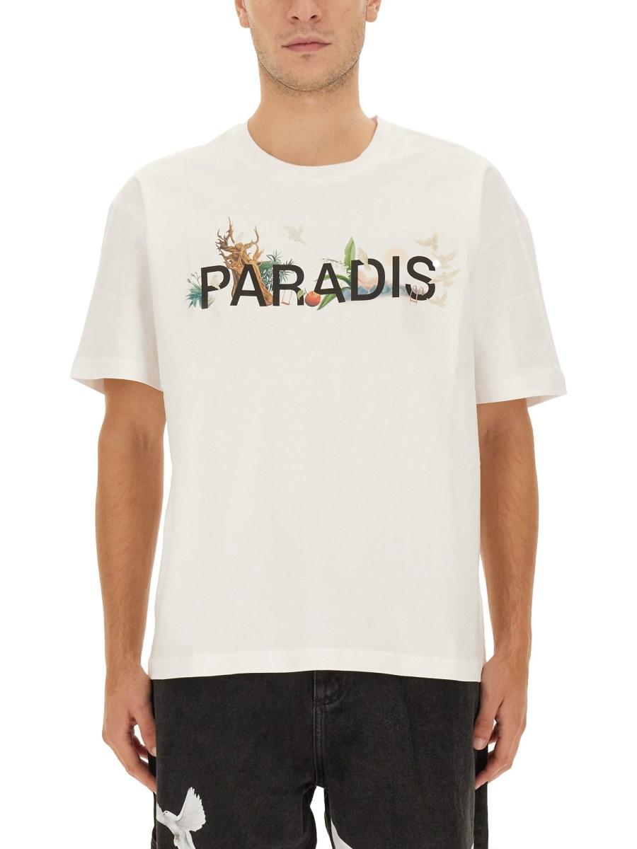 3.PARADIS T-SHIRT IN COTONE CON LOGO