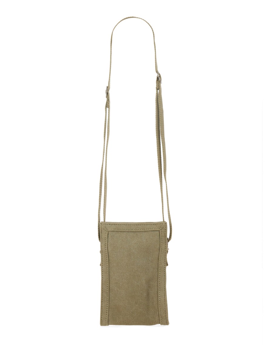 A.P.C. BORSA A TRACOLLA IN CANVAS CON LOGO