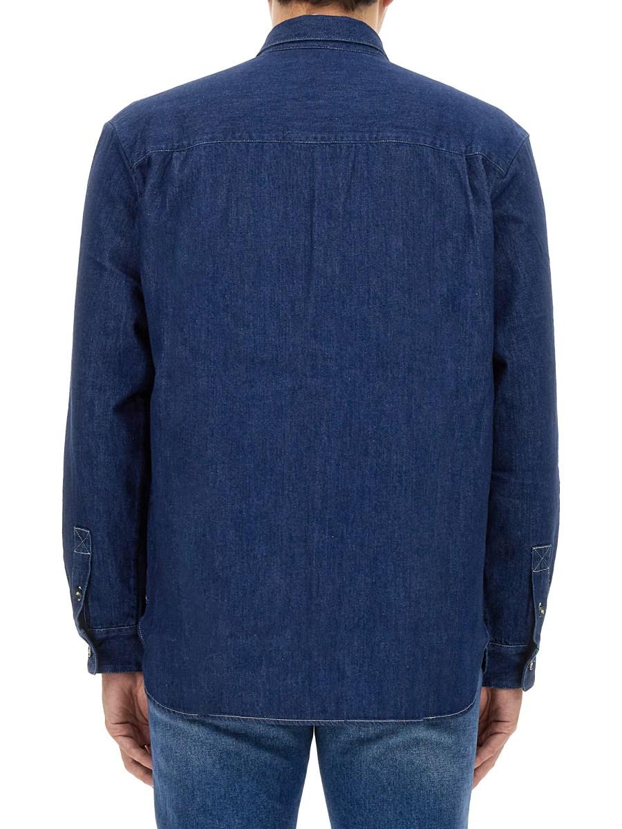 A.P.C. CAMICIA "MATHIAS" IN COTONE