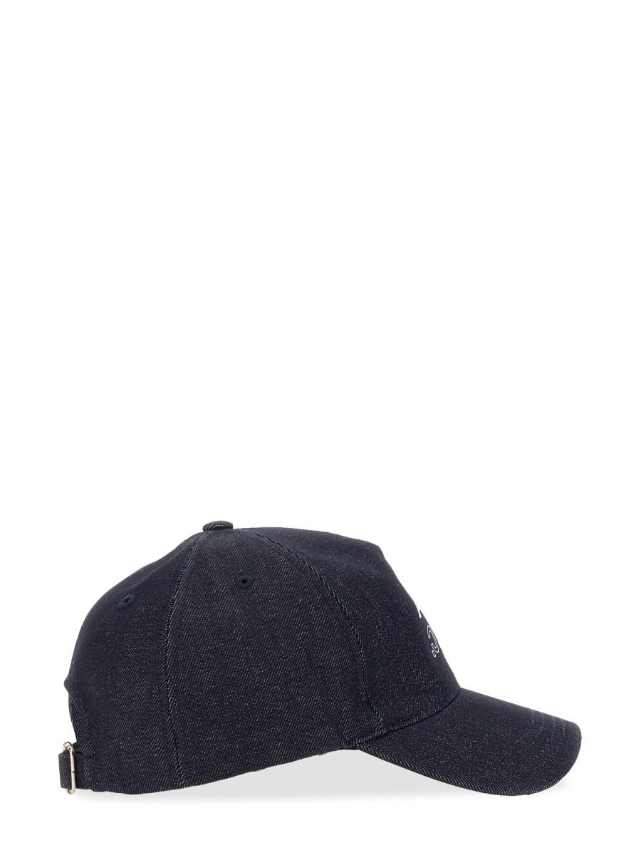 A.P.C. CAPPELLO DA BASEBALL IN COTONE CON LOGO