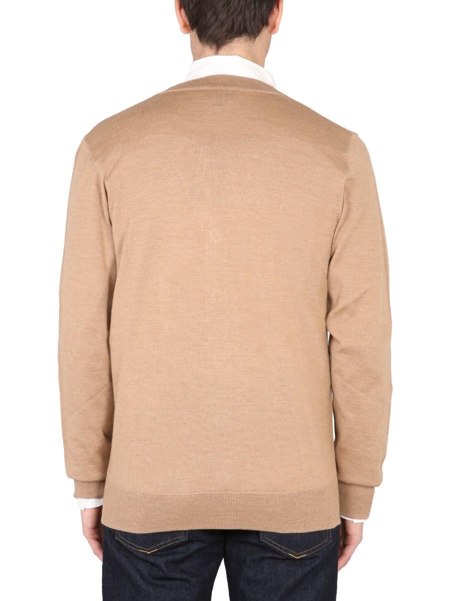 A.P.C. CARDIGAN "SAMUEL" IN LANA VERGINE