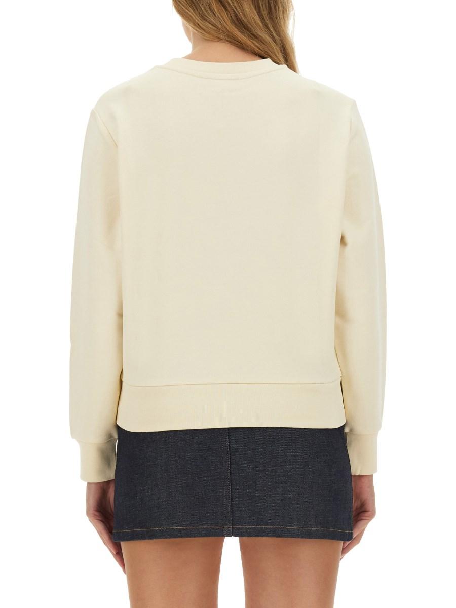 A.P.C. FELPA CON LOGO