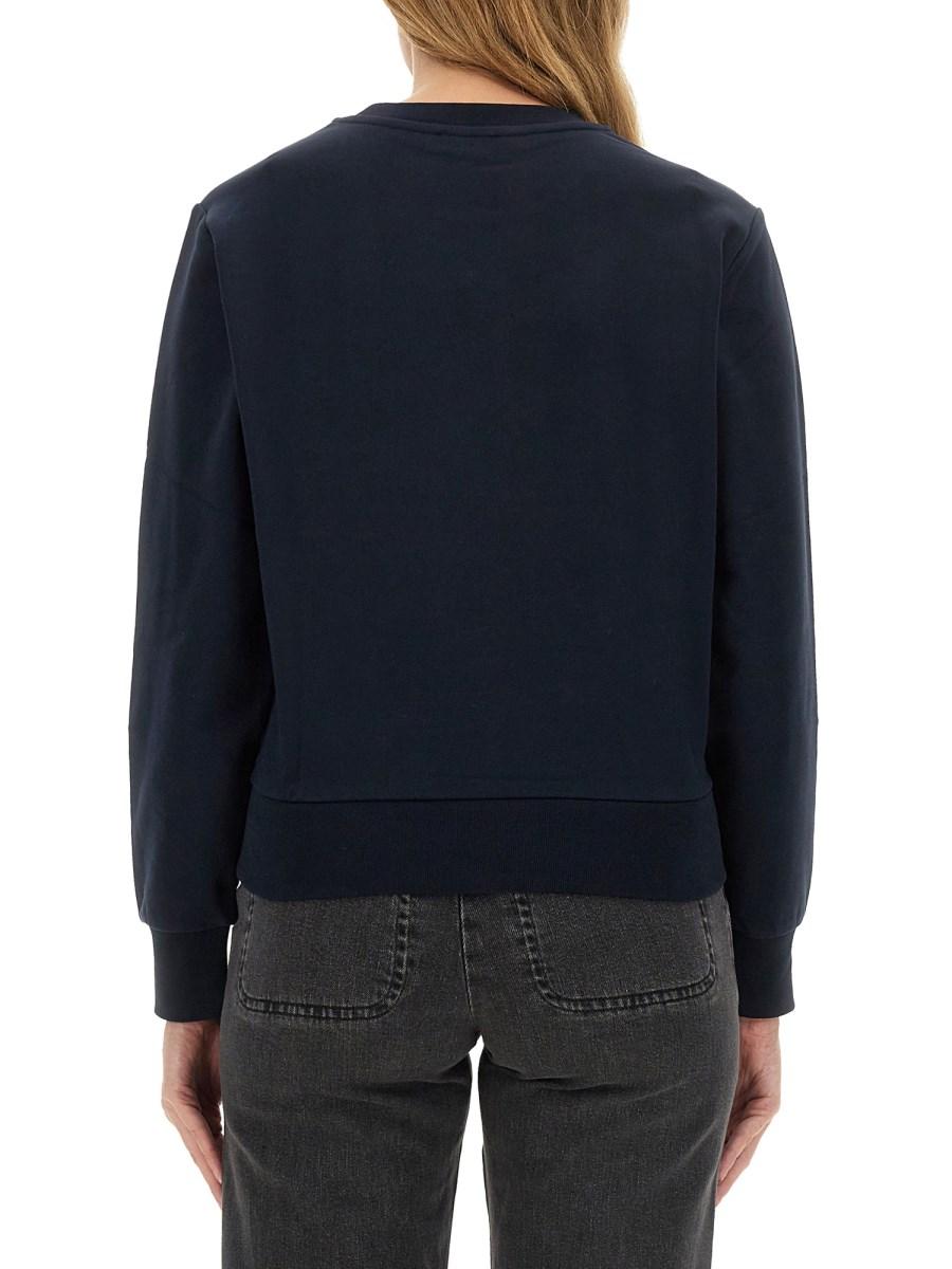 A.P.C. FELPA CON LOGO