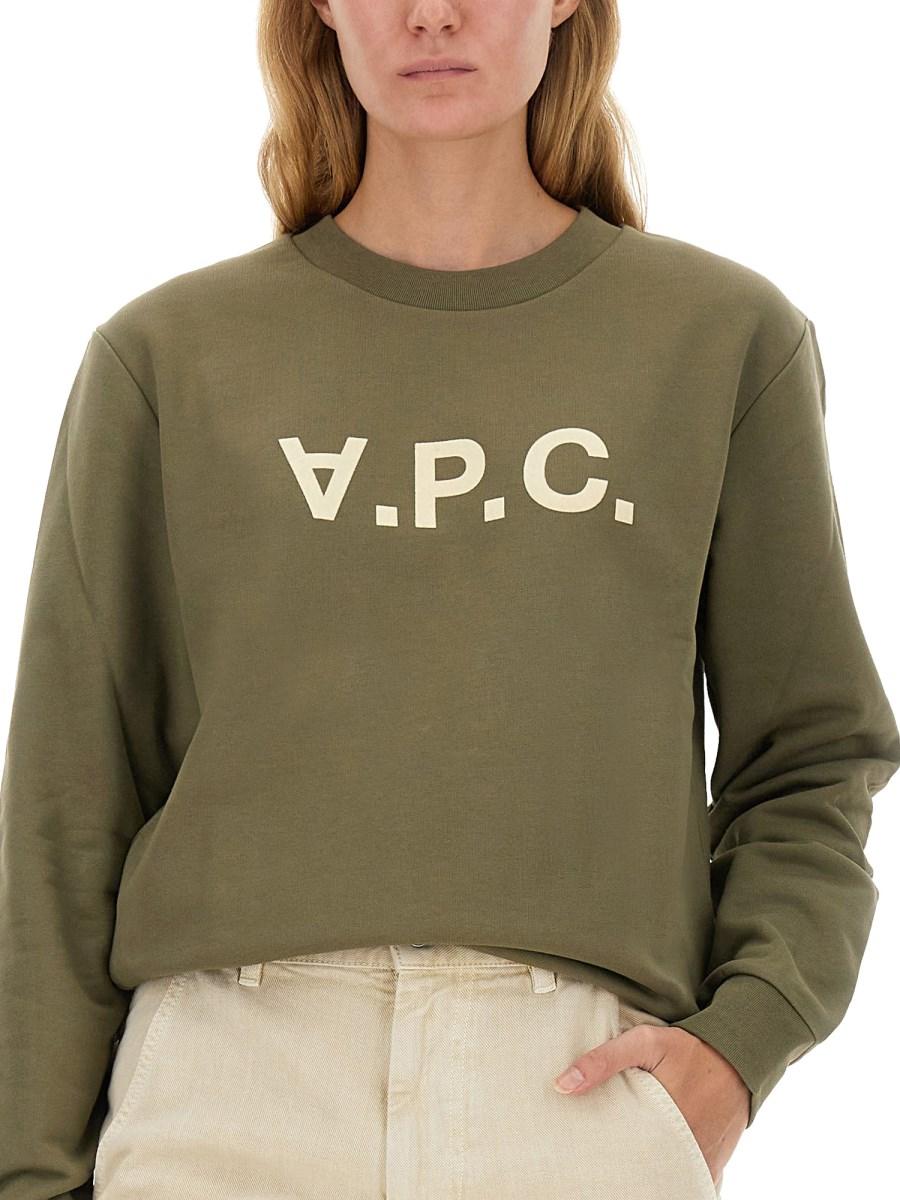 A.P.C. FELPA CON LOGO