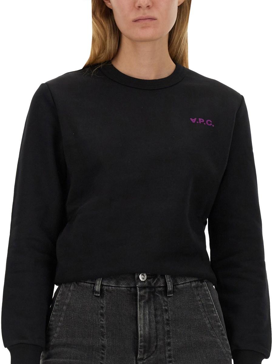 A.P.C. FELPA CON LOGO
