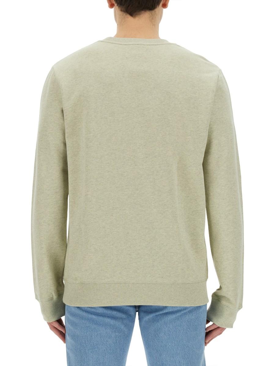 A.P.C. FELPA IN COTONE CON LOGO