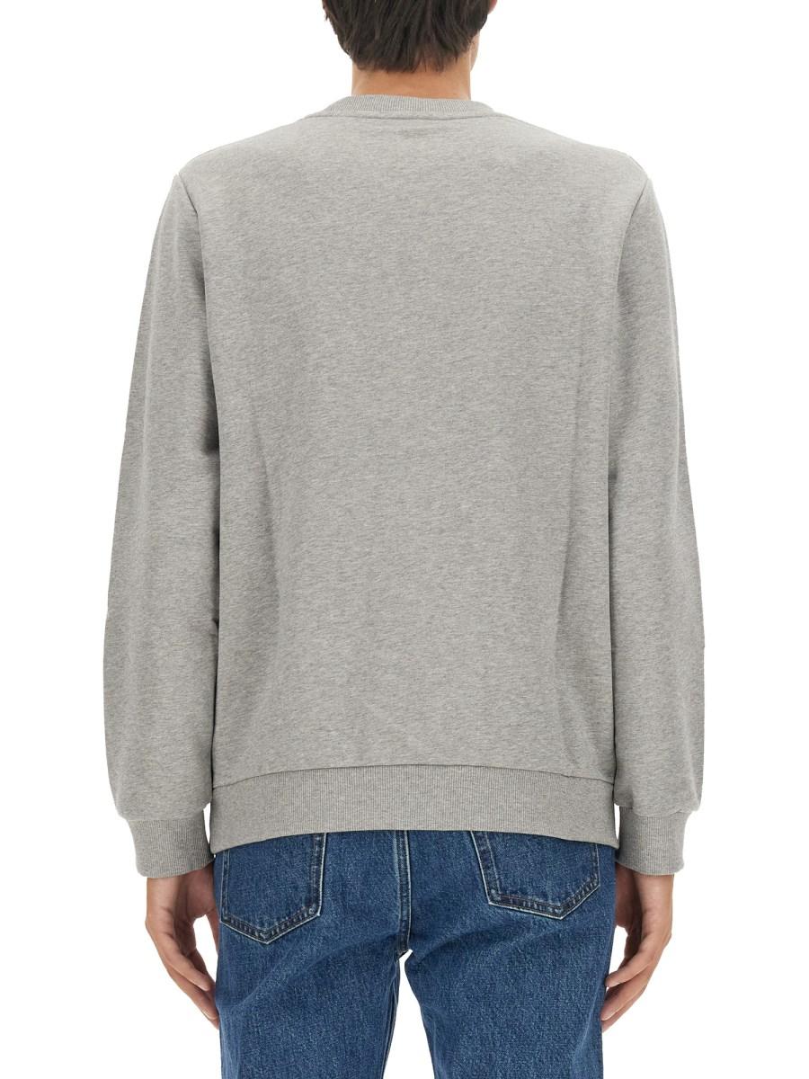 A.P.C. FELPA IN COTONE CON LOGO