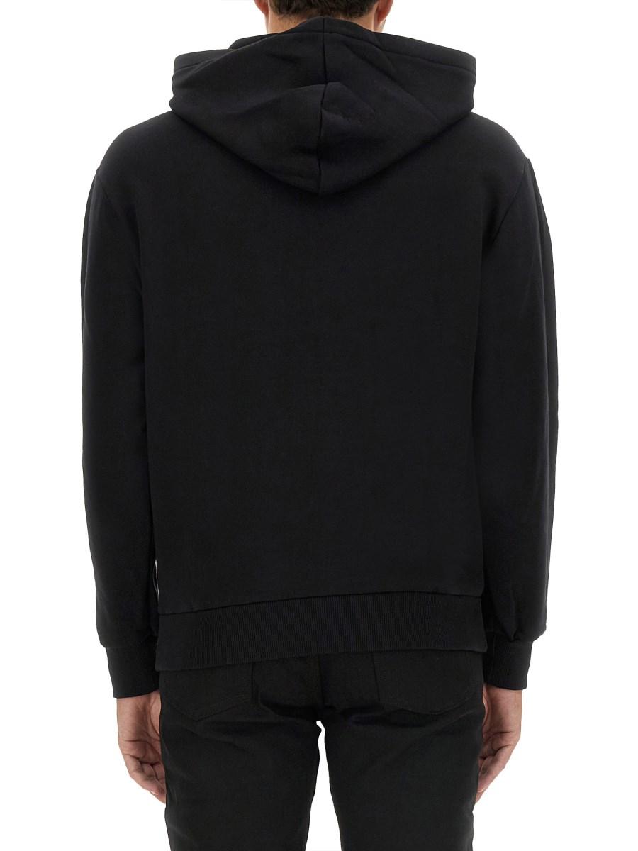 A.P.C. FELPA IN JERSEY DI COTONE CON MICRO LOGO