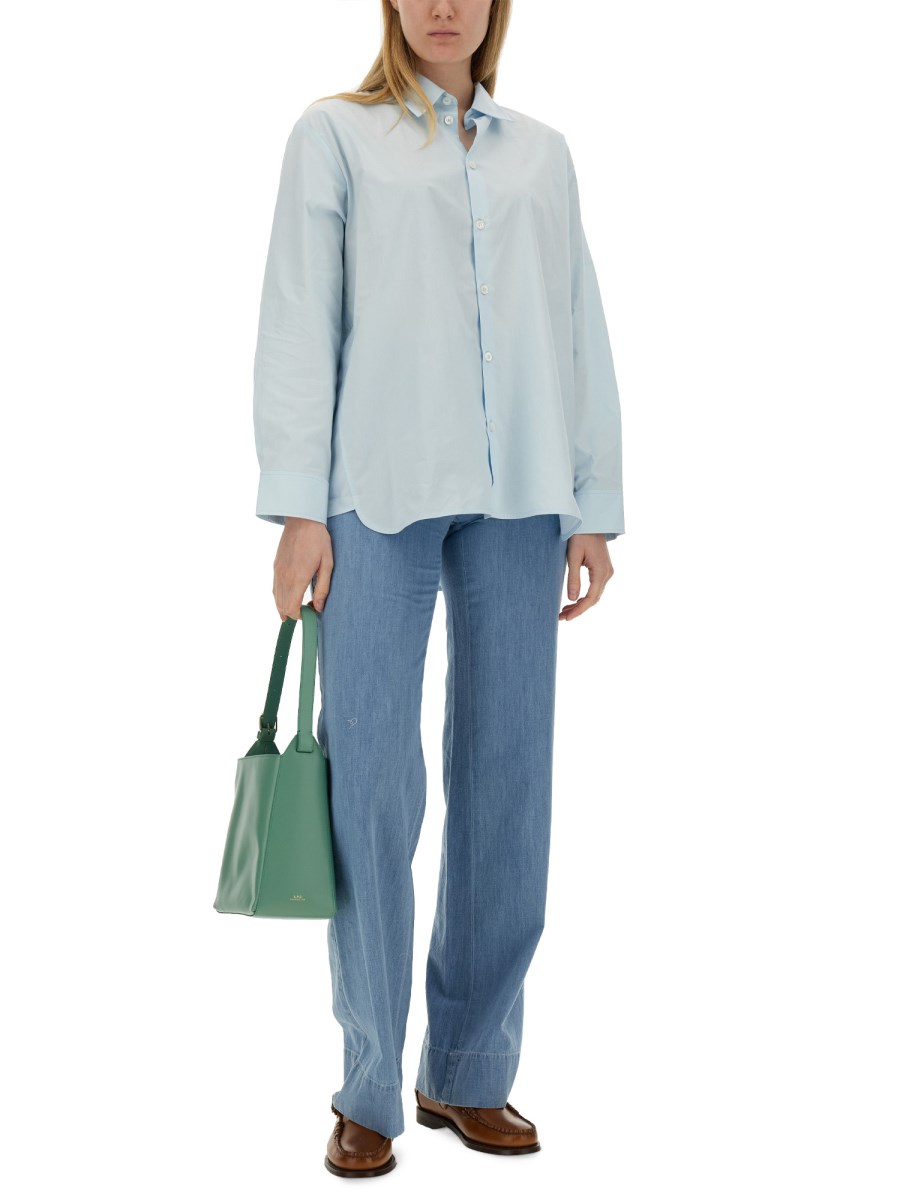 A.P.C. JEANS "EMILIE" IN DENIM DI COTONE