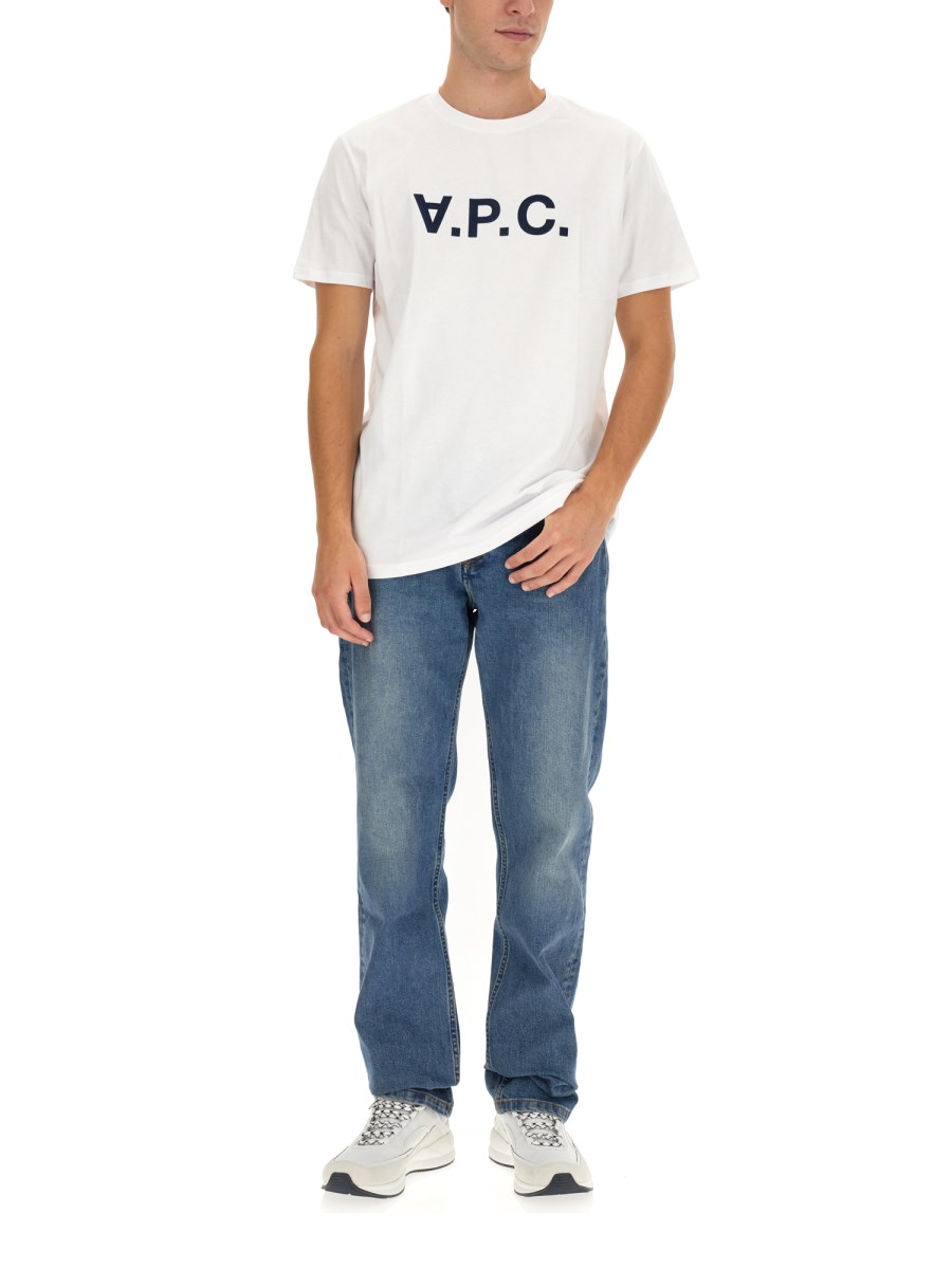 A.P.C. JEANS STRAIGHT LEG IN DENIM DI COTONE