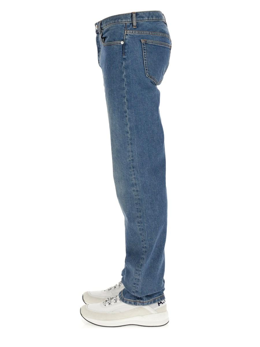 A.P.C. JEANS STRAIGHT LEG IN DENIM DI COTONE