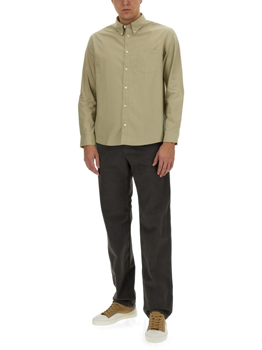 A.P.C. PANTALONE "CHUCK" IN COTONE