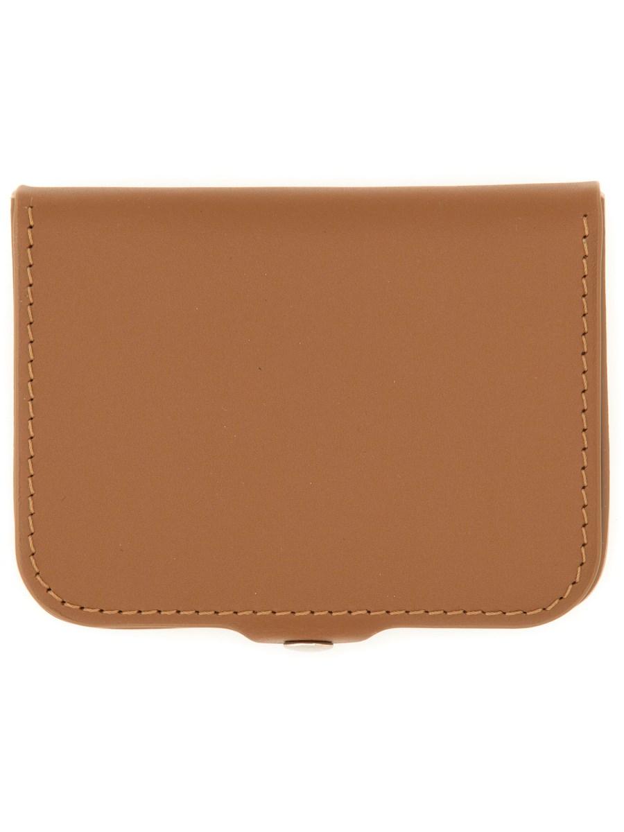 A.P.C. PORTA MONETE JOSH IN PELLE