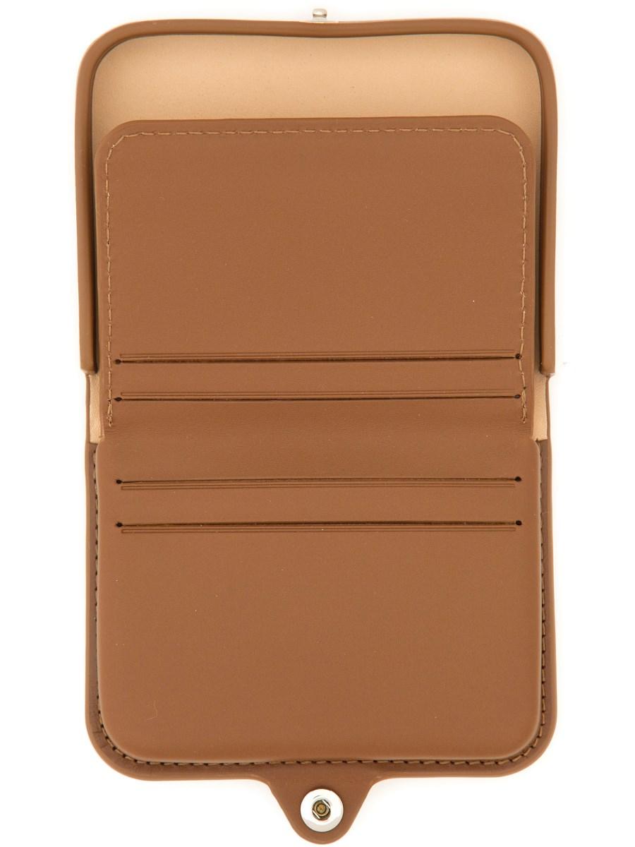 A.P.C. PORTA MONETE JOSH IN PELLE