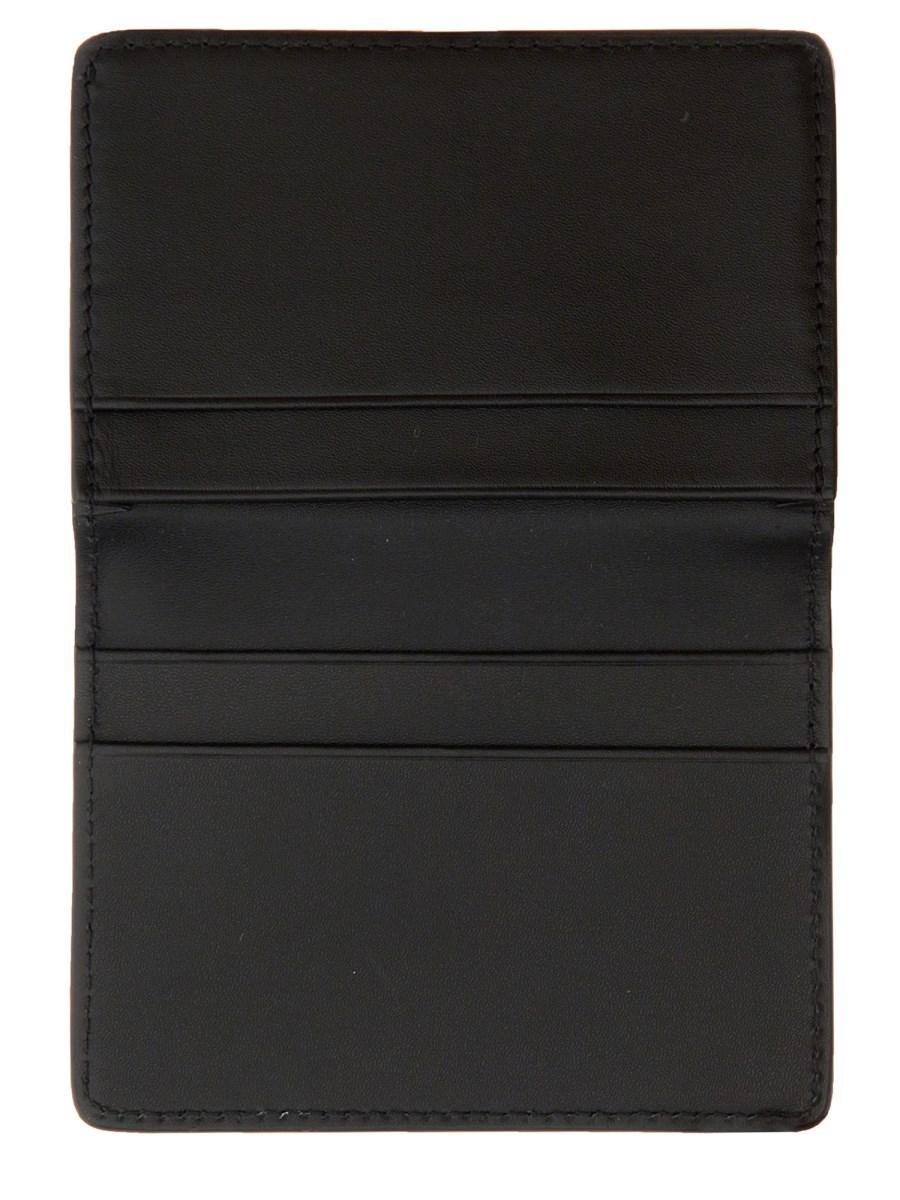 A.P.C. PORTACARTE STEFAN HORIZON IN PELLE