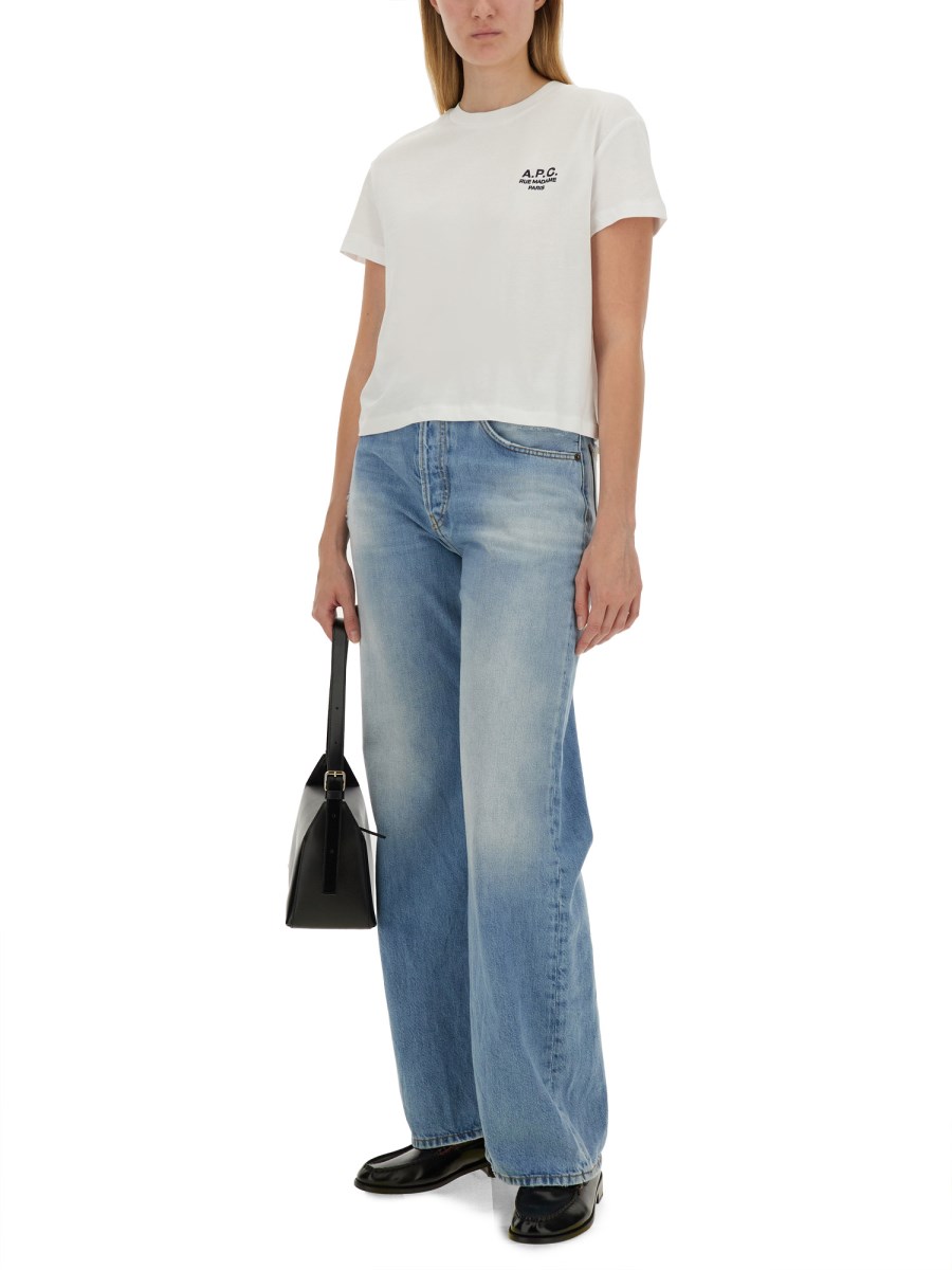 A.P.C. T-SHIRT CON LOGO