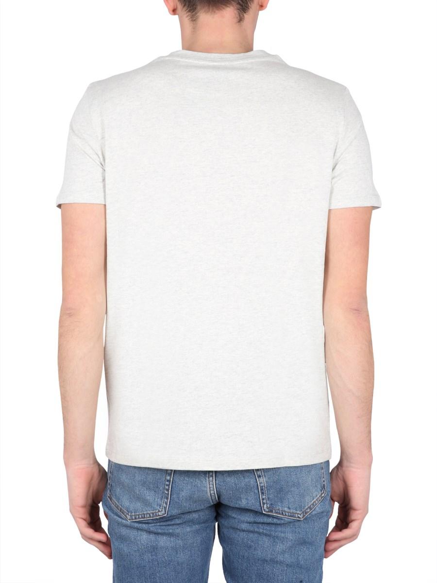A.P.C. T-SHIRT IN COTONE BIOLOGICO CON LOGO V.P.C